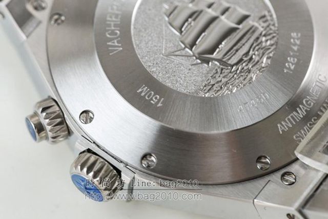 vacheron Constantin手錶 TWA江詩丹頓 縱橫四海多功能腕表 江詩丹頓高端男表  hds1081